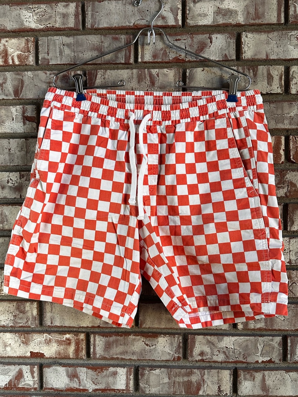 Vans Checkered Chino Shorts Size Medium